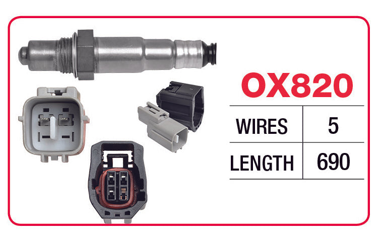 Goss Oxygen Sensor - 5 Wire - Mazda - OX820