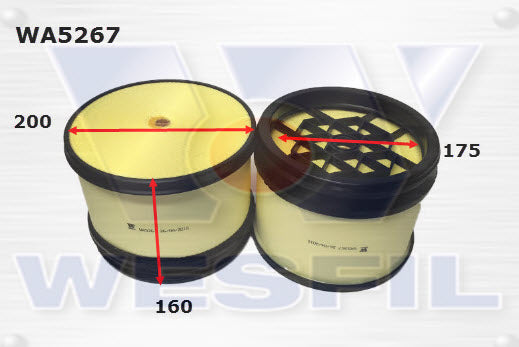 Wesfil Air Filter - WA5267 (HDA6035)