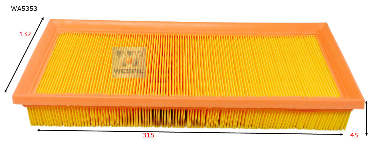 Wesfil Air Filter - WA5353 (A1927)