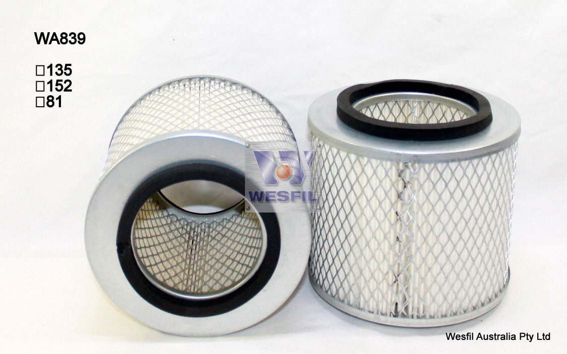 Wesfil Air Filter - WA839 (HDA5783)