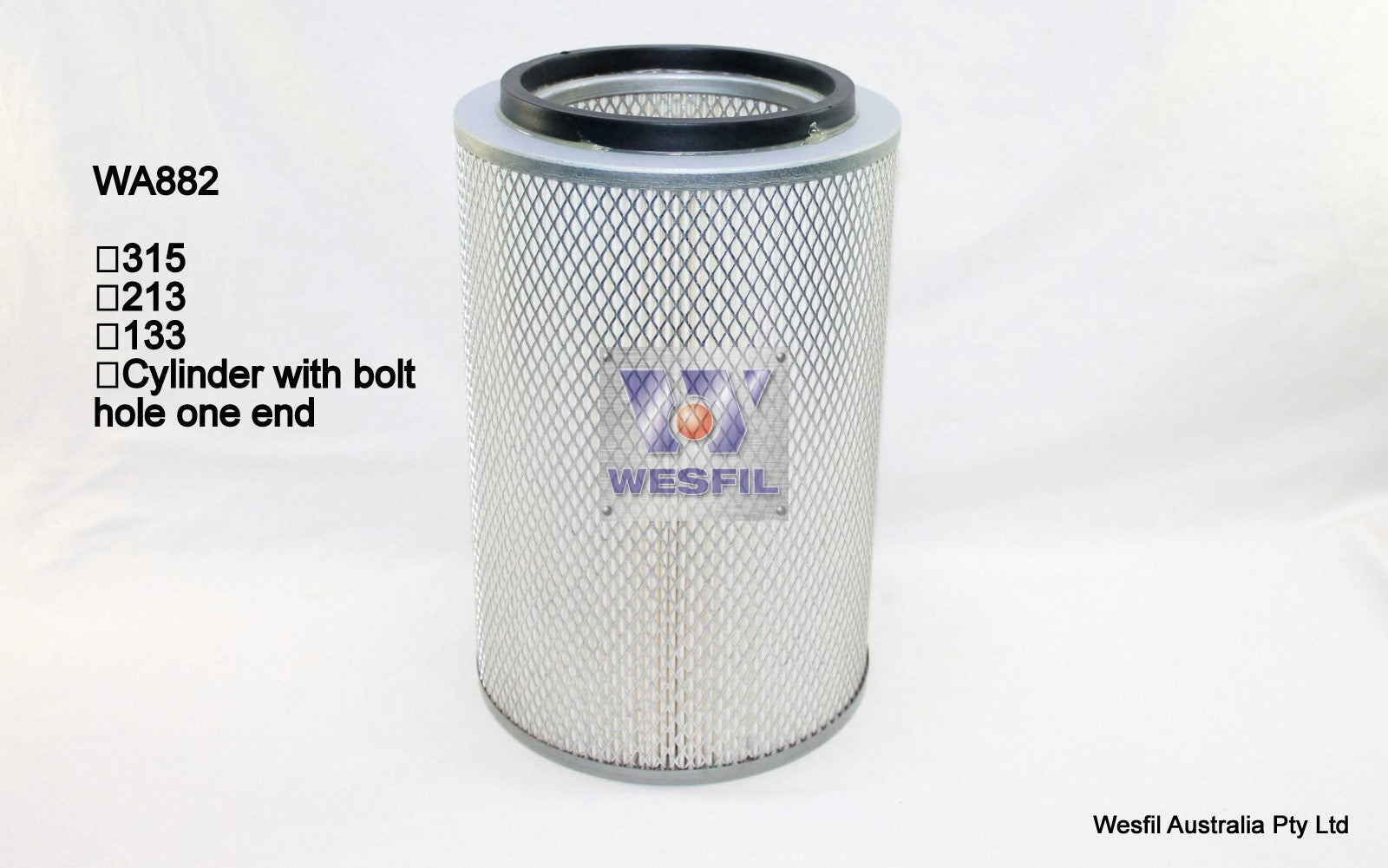Wesfil Air Filter - WA882 (HDA5601)