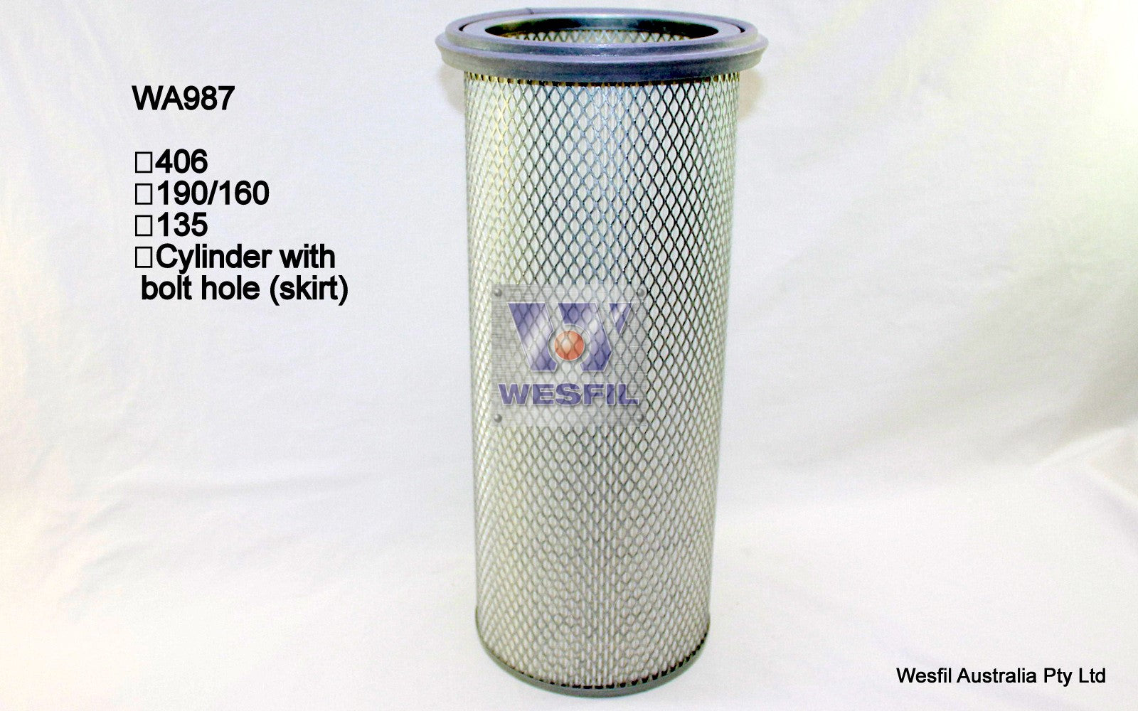 Wesfil Air Filter - WA987 (HDA5322)