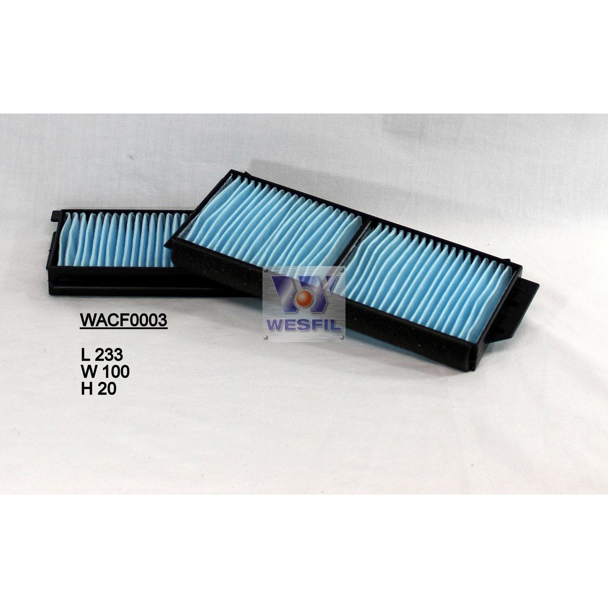 Wesfil Cabin/Pollen Air Filter - WACF0003 - RCA119P - A1 Autoparts Niddrie
- 1