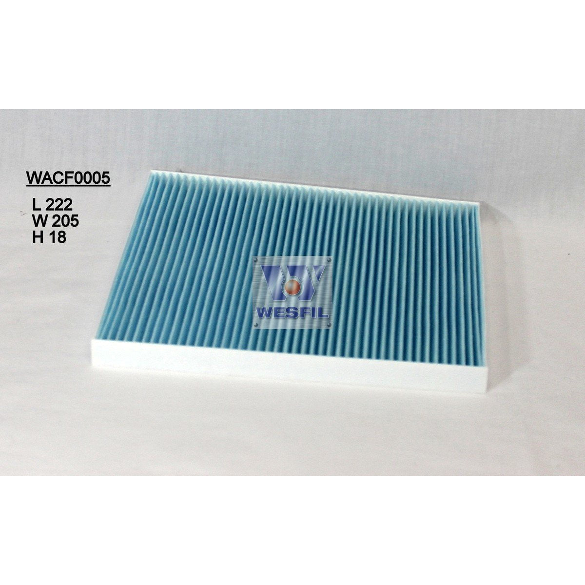 Wesfil Cabin/Pollen Air Filter - WACF0005 - RCA185P - A1 Autoparts Niddrie
- 1