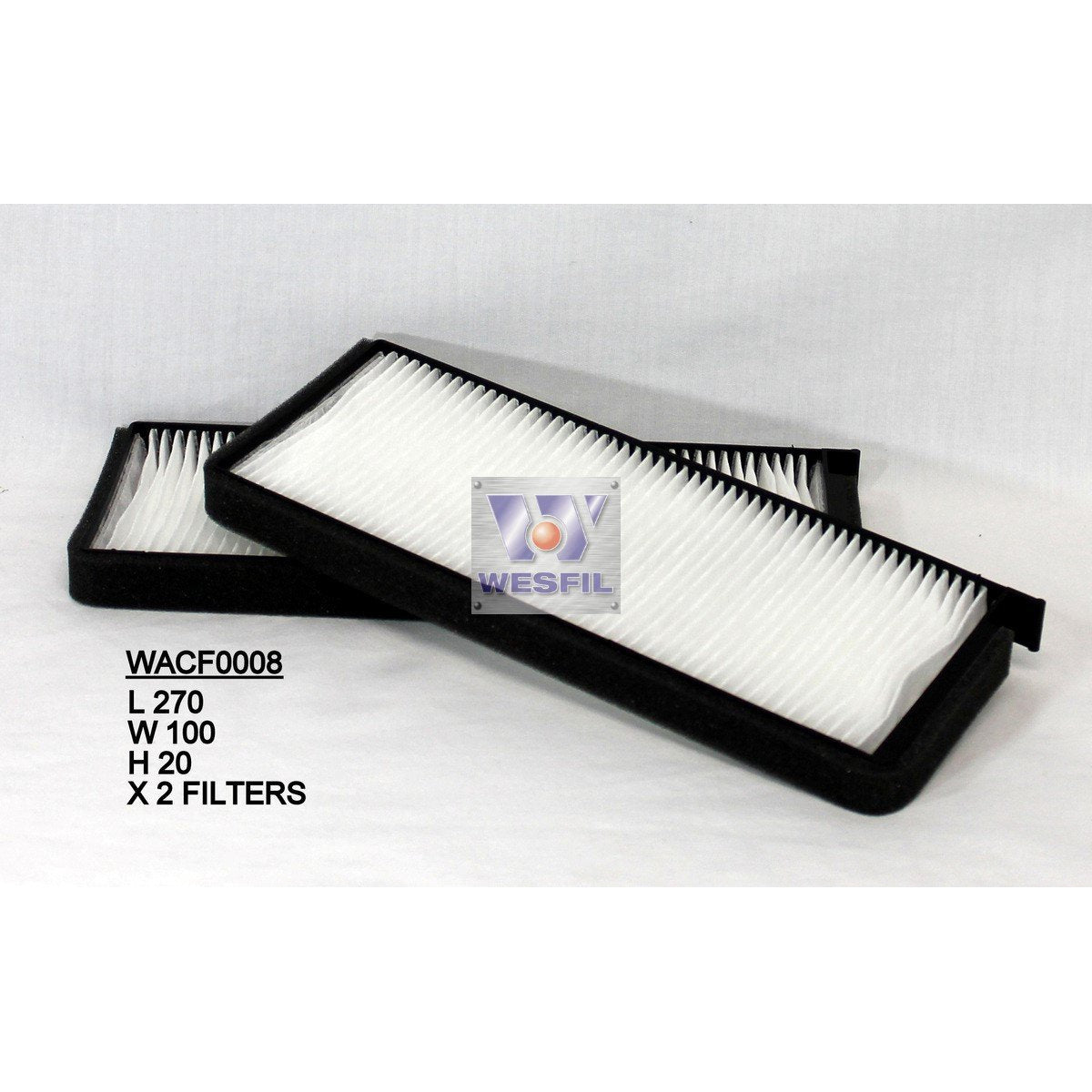 Wesfil Cabin/Pollen Air Filter - WACF0008 - RCA314C - A1 Autoparts Niddrie
- 1