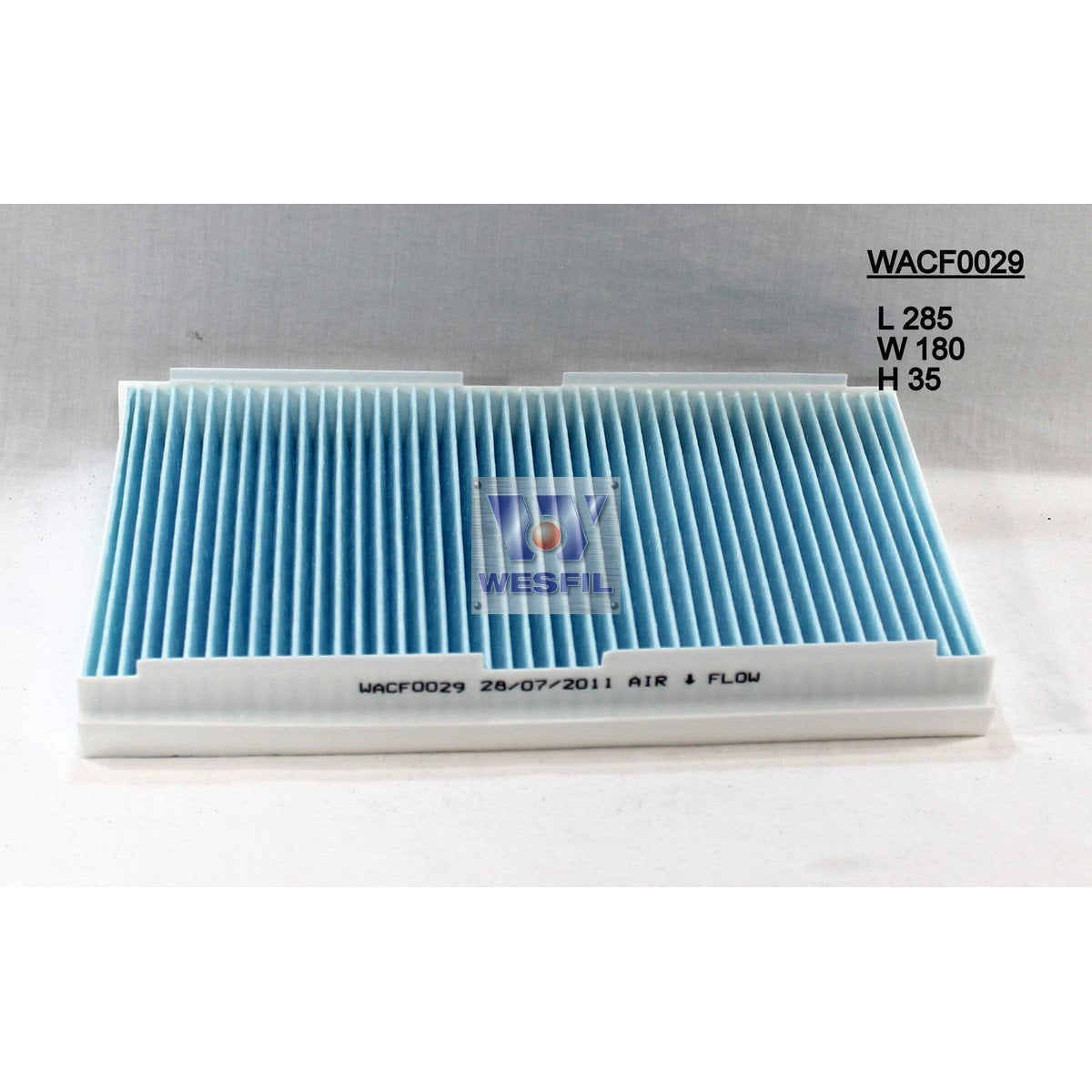 Wesfil Cabin/Pollen Air Filter - WACF0029 - RCA166C - A1 Autoparts Niddrie
- 1