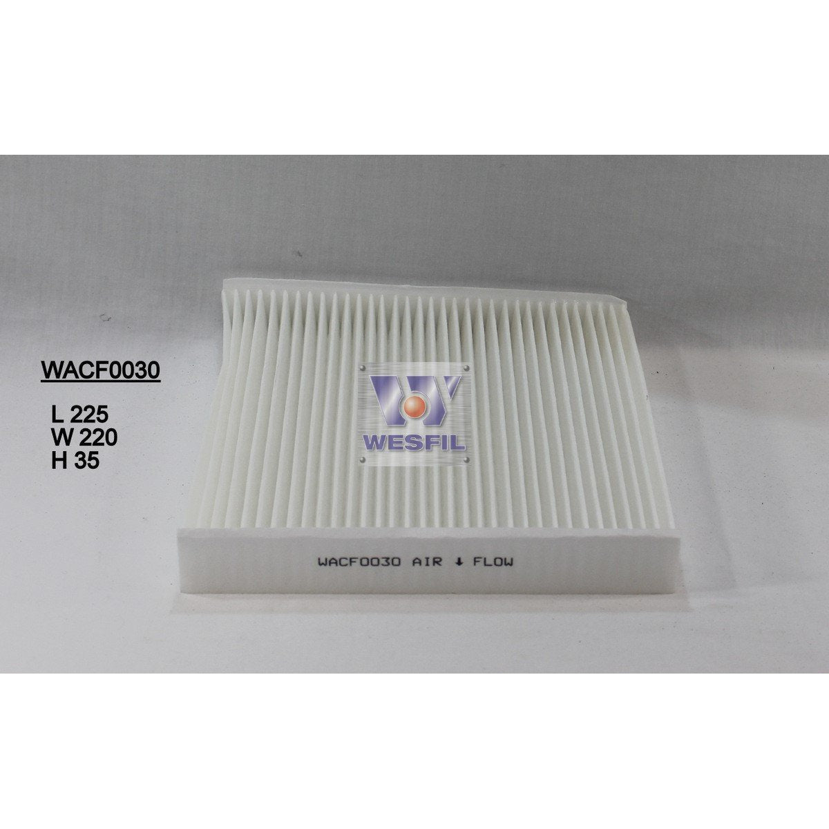 Wesfil Cabin/Pollen Air Filter - WACF0030 - A1 Autoparts Niddrie
- 1