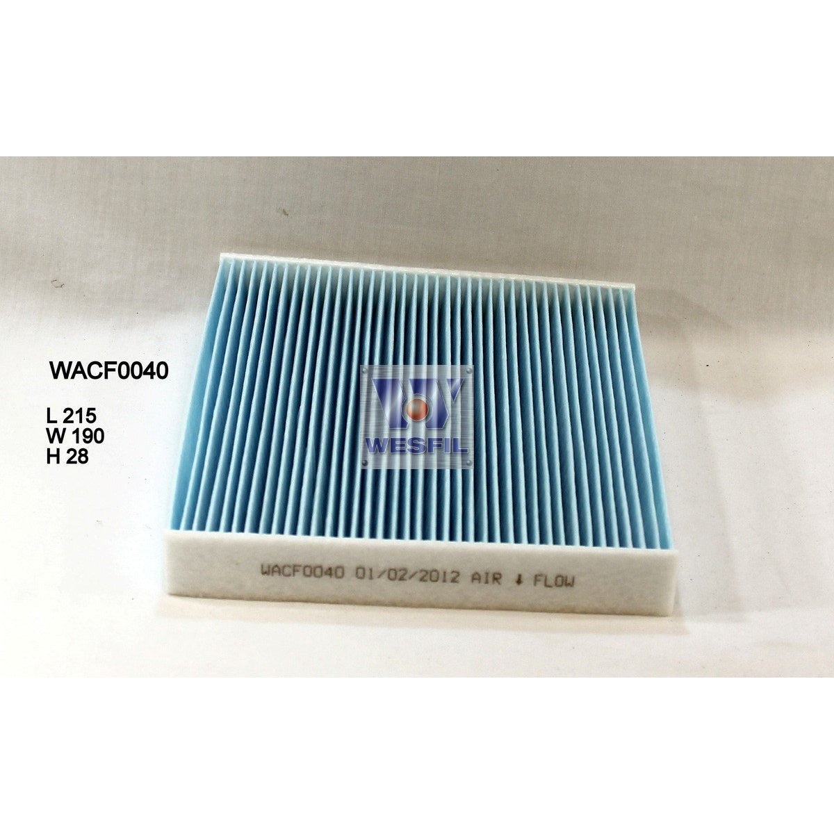 Wesfil Cabin/Pollen Air Filter - WACF0040 - RCA164P - A1 Autoparts Niddrie
- 1