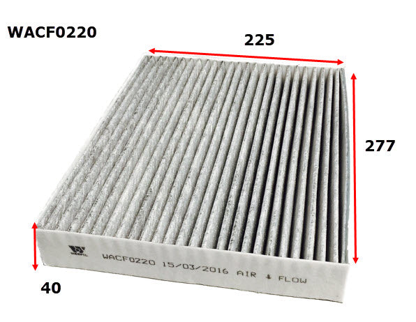 Wesfil Cabin/Pollen Air Filter - WACF0220 - RCA330C