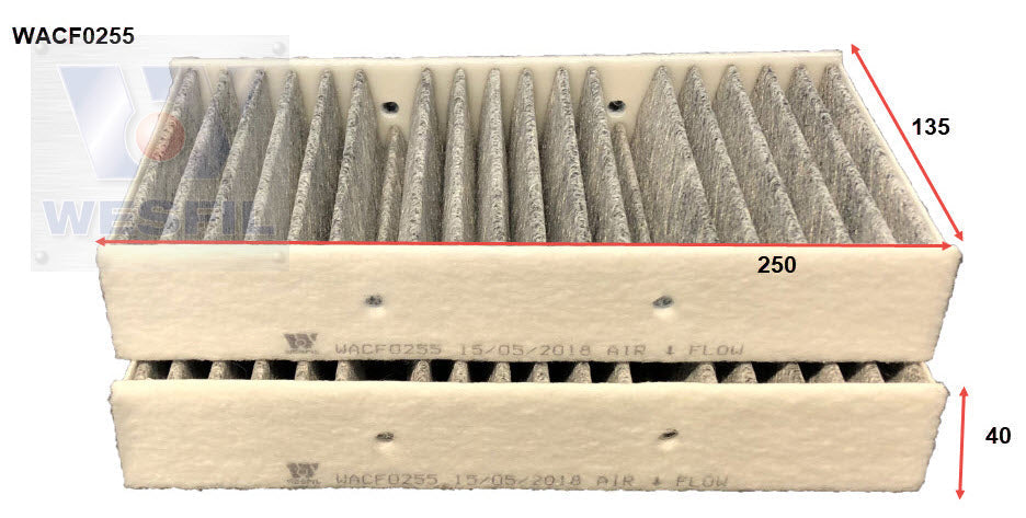 Wesfil Cabin/Pollen Air Filter - WACF0255