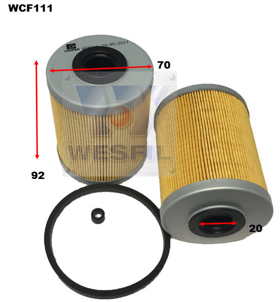 Wesfil Diesel Fuel Filter - WCF111 (R2628P)