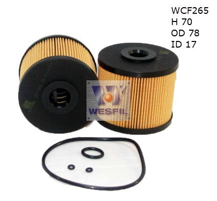 Wesfil Diesel Fuel Filter - WCF265 (R2759P)