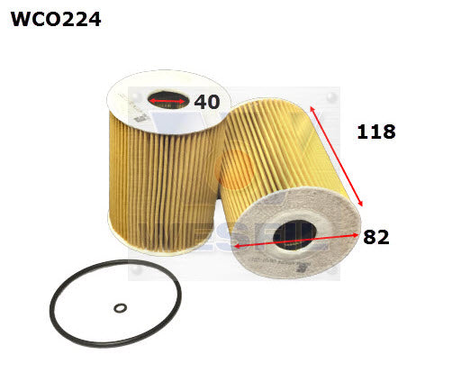 Wesfil Oil Filter - WCO224