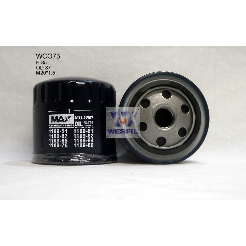 Wesfil Oil Filter - WCO73NM (Z305 / Z1028)