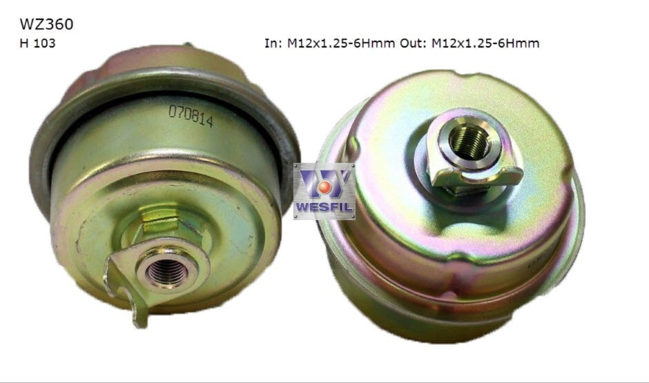 Wesfil Fuel Filter - WZ360 (Z360)