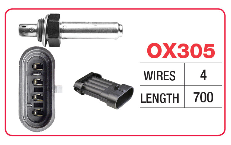 Goss Oxygen Sensor - 4 Wire - Holden - OX305