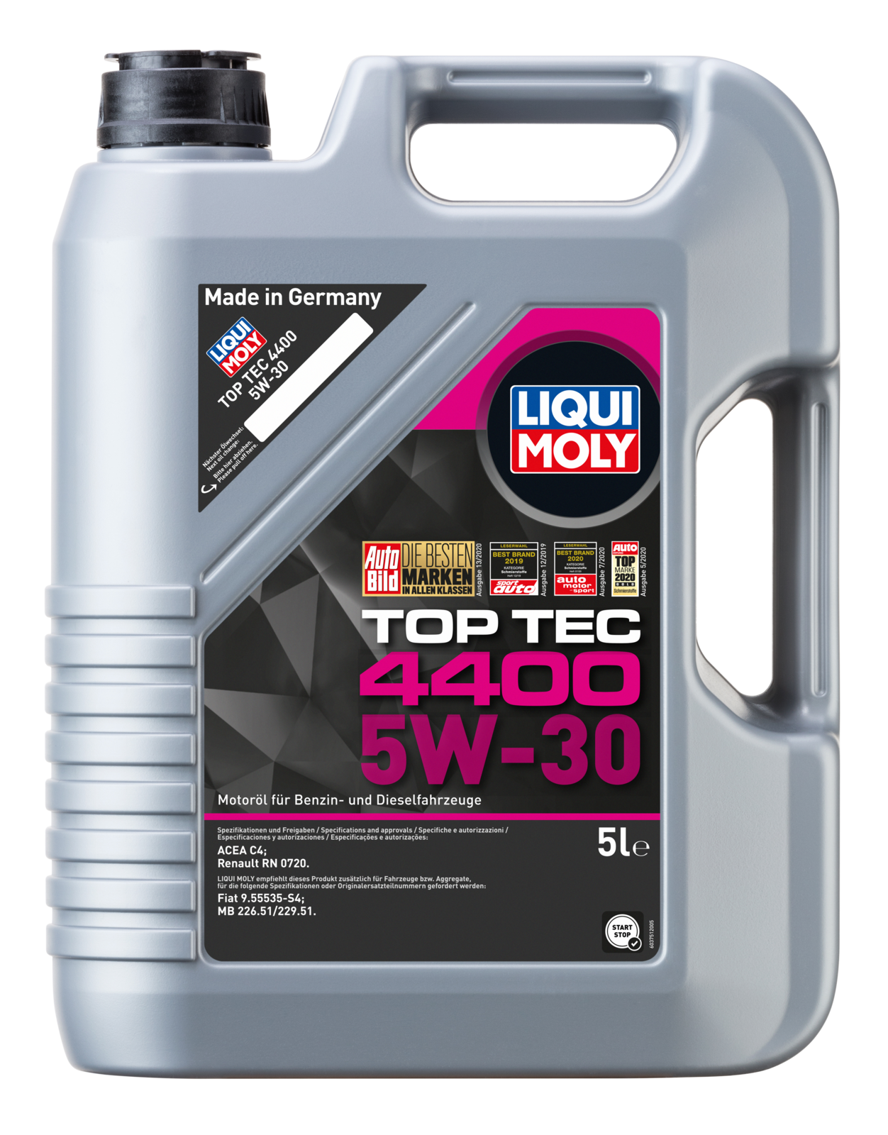 Liqui Moly Top Tec 4400 5W-30 Engine Oil - 5 Litre