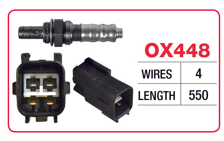 Goss Oxygen Sensor - 4 Wire - Hyundai, Kia - OX448