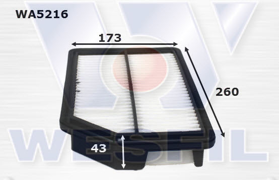 Wesfil Air Filter - WA5216 (A1820)