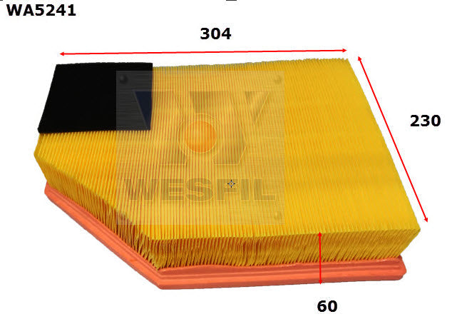 Wesfil Air Filter - WA5241 (A1826)
