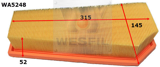 Wesfil Air Filter - WA5248 (A1763)