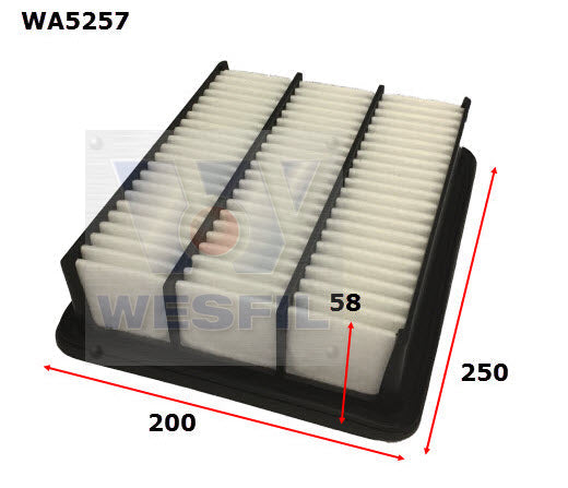 Wesfil Air Filter - WA5257 (A1934)