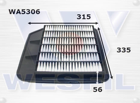 Wesfil Air Filter - WA5306 (A1948)