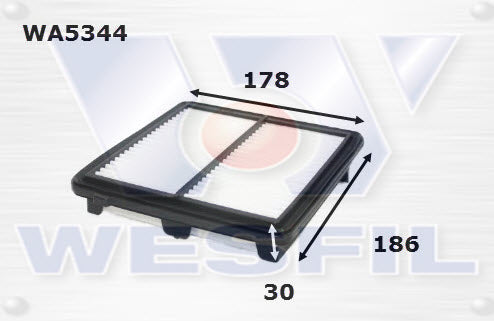 Wesfil Air Filter - WA5344 (A1814)