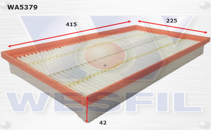 Wesfil Air Filter - WA5379 (A1970)