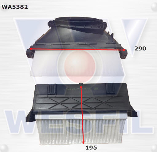 Wesfil Air Filter - WA5382 (A1940)