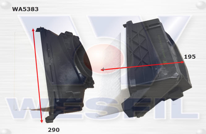 Wesfil Air Filter - WA5383 (A1940)