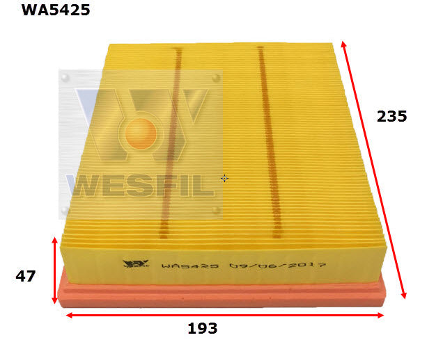 Wesfil Air Filter - WA5425
