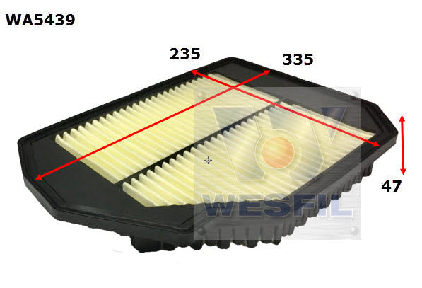 Wesfil Air Filter - WA5439 (A1951)