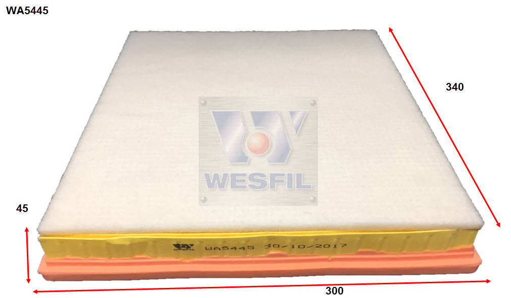 Wesfil Air Filter - WA5445 (A1936)
