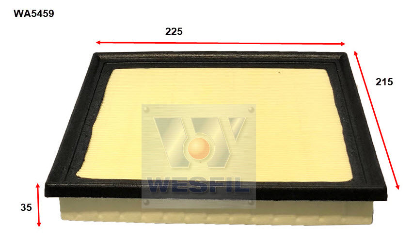 Wesfil Air Filter - WA5459 (A1986)