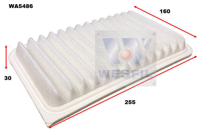 Wesfil Air Filter - WA5486 (A1987)