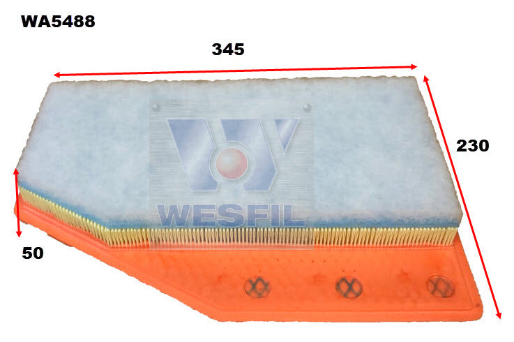Wesfil Air Filter - WA5488 (A1962)