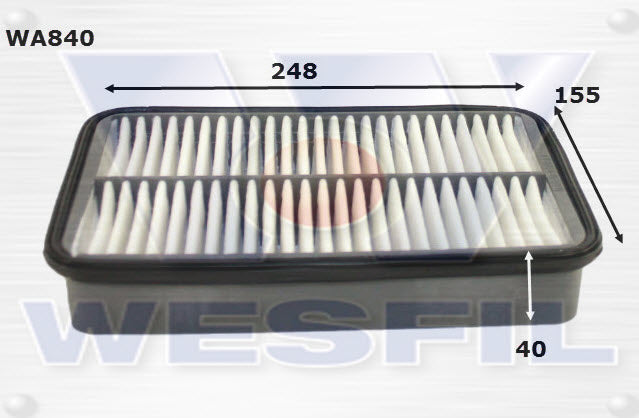 Wesfil Air Filter - WA840 (A454)
