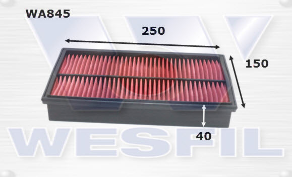 Wesfil Air Filter - WA845 (A487)