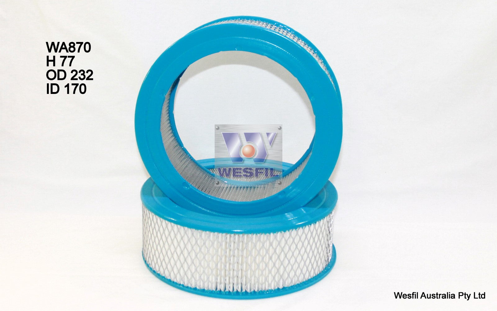 Wesfil Air Filter - WA870 (A1204)