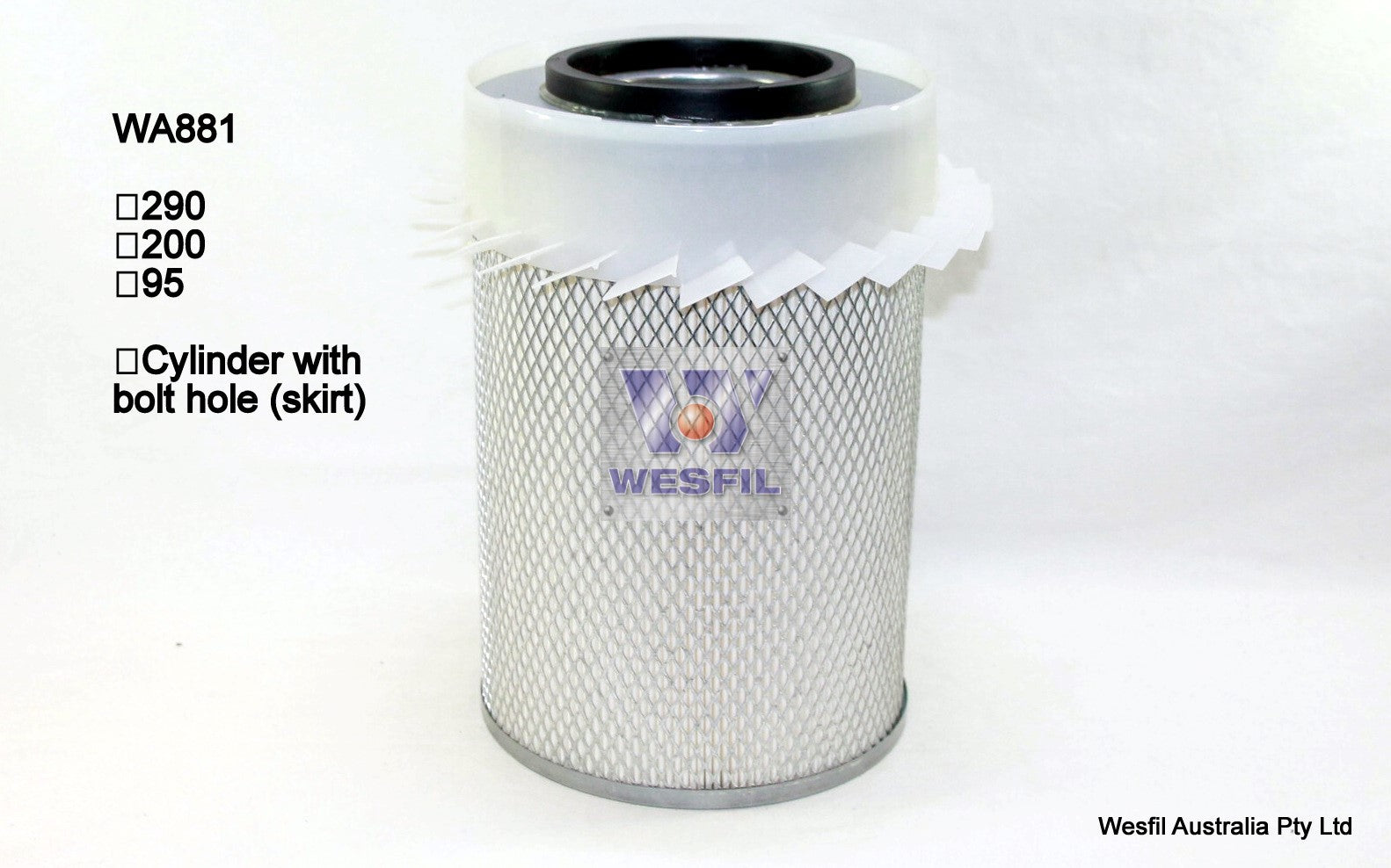 Wesfil Air Filter - WA881 (HDA5553)