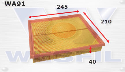 Wesfil Air Filter - WA918 (A1300)