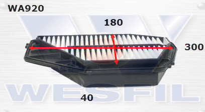 Wesfil Air Filter - WA920 (A1277)