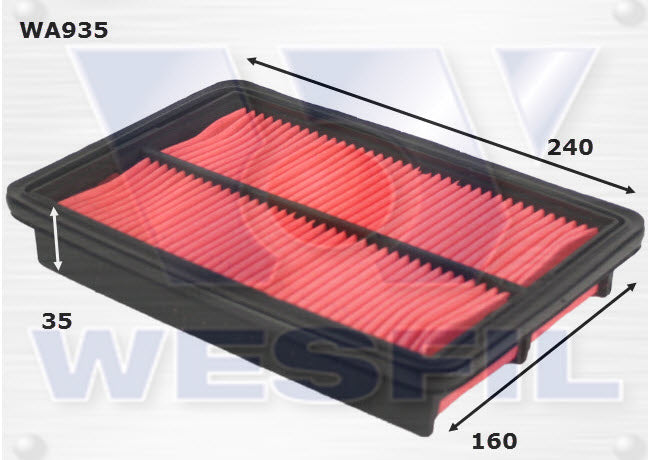 Wesfil Air Filter - WA935 (A1289)