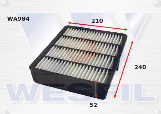 Wesfil Air Filter - WA984 (A1297)