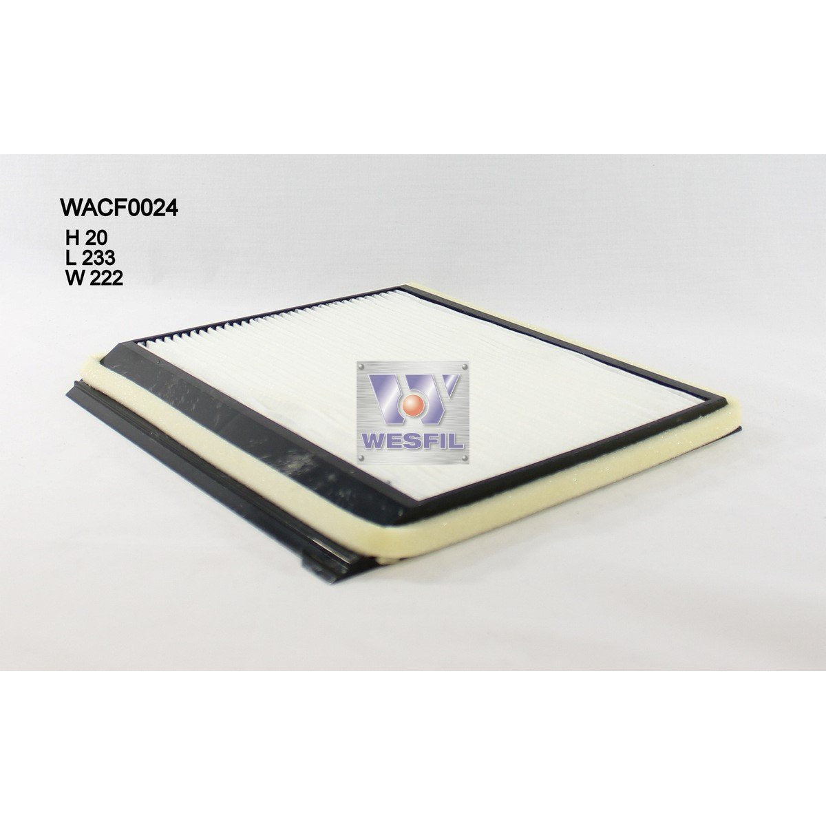 Wesfil Cabin/Pollen Air Filter - WACF0024 - RCA150P - A1 Autoparts Niddrie
 - 1
