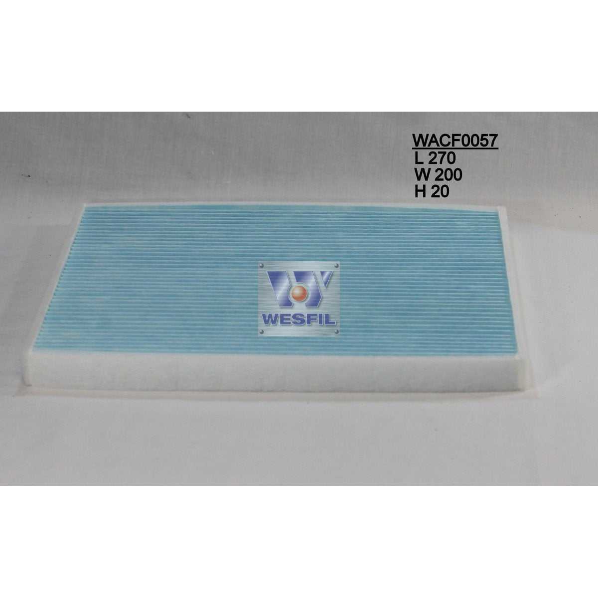 Wesfil Cabin/Pollen Air Filter - WACF0057 - RCA165P - A1 Autoparts Niddrie
 - 1