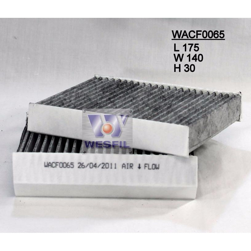Wesfil Cabin/Pollen Air Filter - WACF0065 - RCA172C - A1 Autoparts Niddrie
 - 1