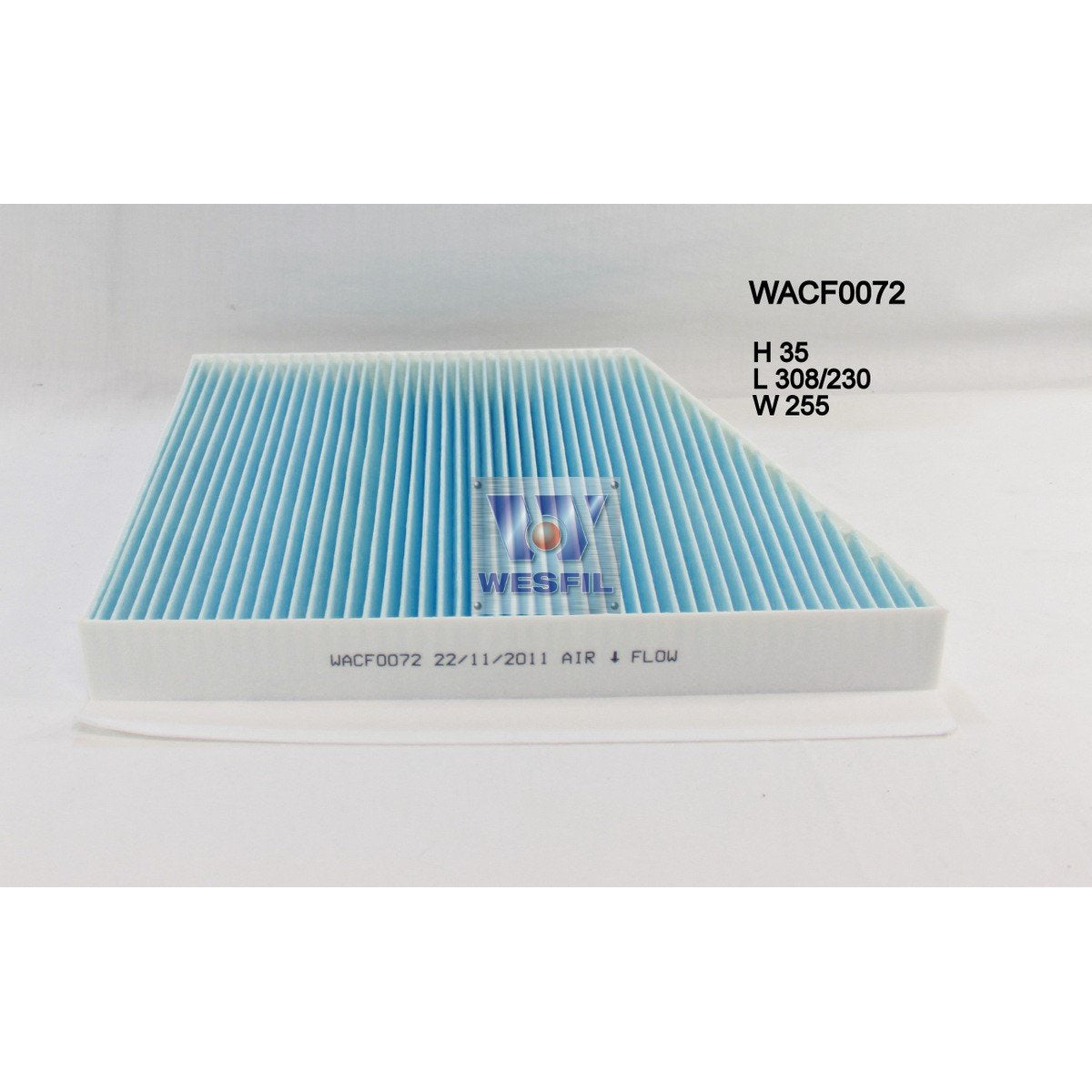Wesfil Cabin/Pollen Air Filter - WACF0072 - RCA136C - A1 Autoparts Niddrie
 - 1