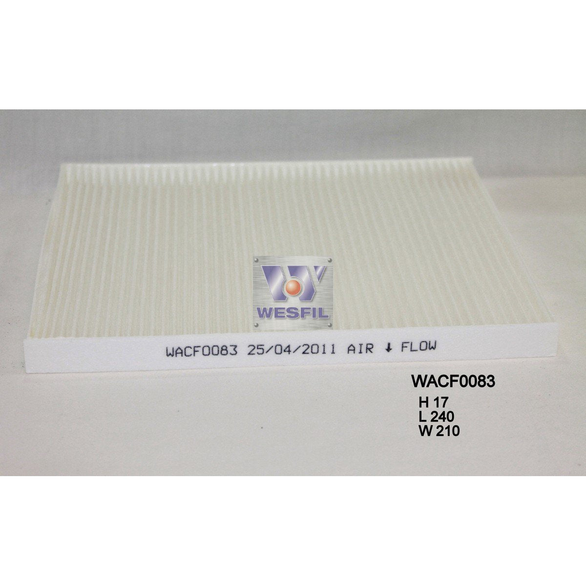 Wesfil Cabin/Pollen Air Filter - WACF0083 - RCA173P
